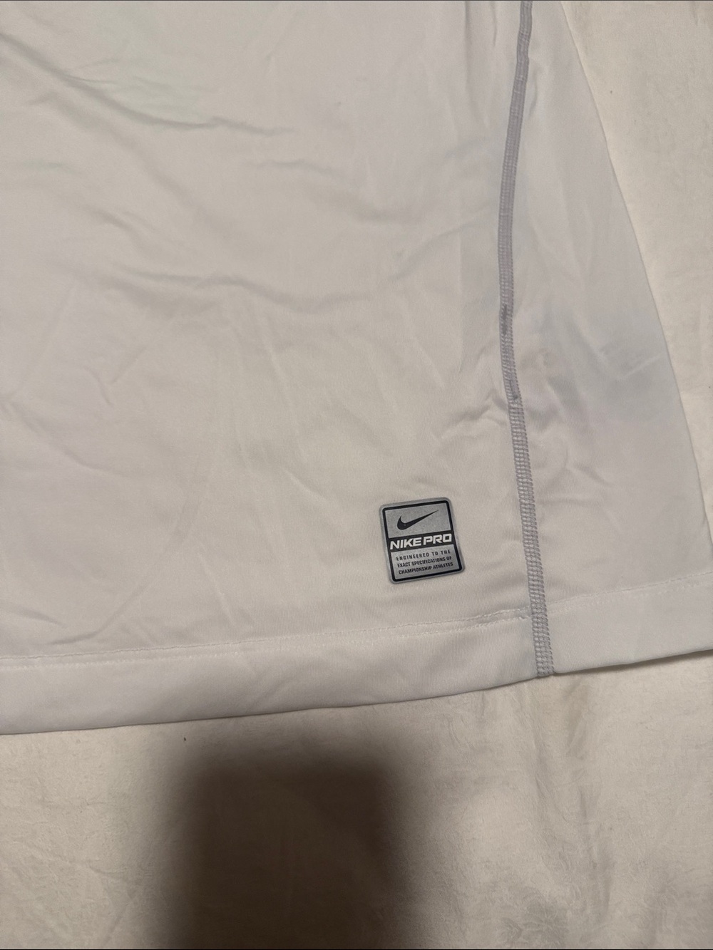 Nike Men’s Short Sleeve Dri-FIT Crew - White - Picture 3 of 9